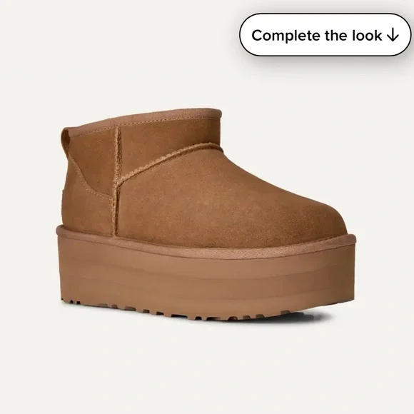 Chestnut Ugg Mini Platform - Picture 2 of 6